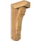 Ekena Millwork Olympic Craftsman Rough Sawn Bracket w/ Offset Brace, Western Red Cedar, 6"W x 14"D x 26"H BKT0604X14X26OLY04RWR - alternate 1